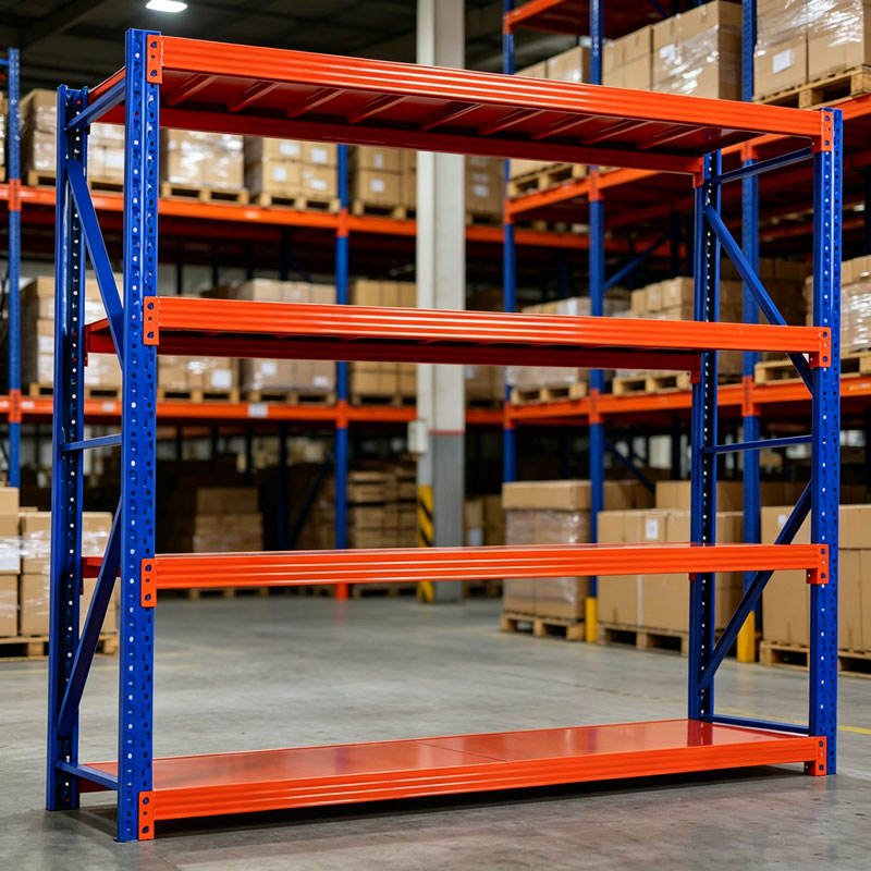 Bolt-free longspan shelving